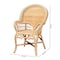 Bali & Pari Ratu Modern Bohemian Natural Brown Rattan Accent Chair 235-13234-ZORO - alternate 7